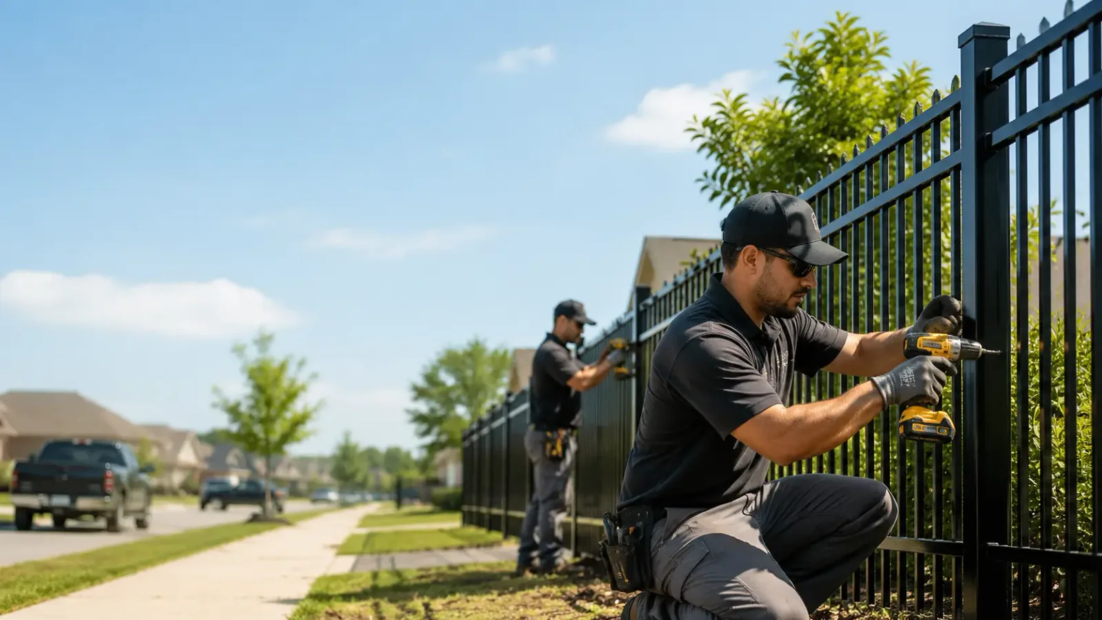 Metal Fence Installation in Skidmore, TX